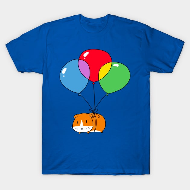 Balloon Guinea Pig T-Shirt by saradaboru